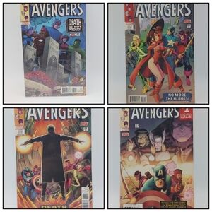 Marvel Avengers Set Of 4 Pop Art Comic Collection 1.1, 2.1,3.1,5.1